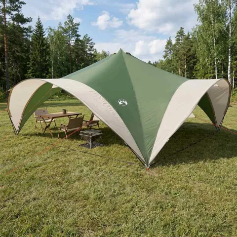 vidaXL Cort pentru Petreceri cu acoperiș Verde 600 x 600 x 400 cm
