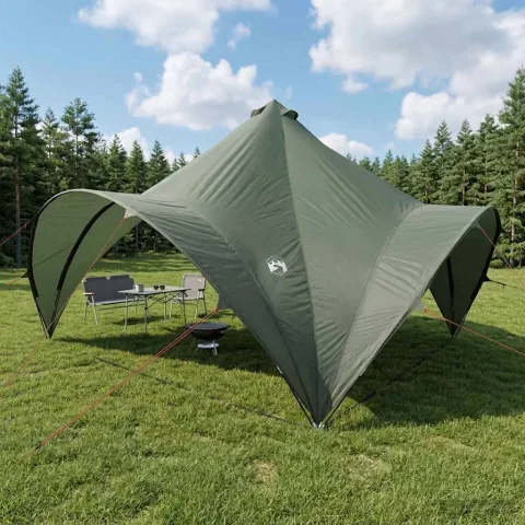 vidaXL Cort pentru Petreceri 400 x 400 x 320 cm Verde militar