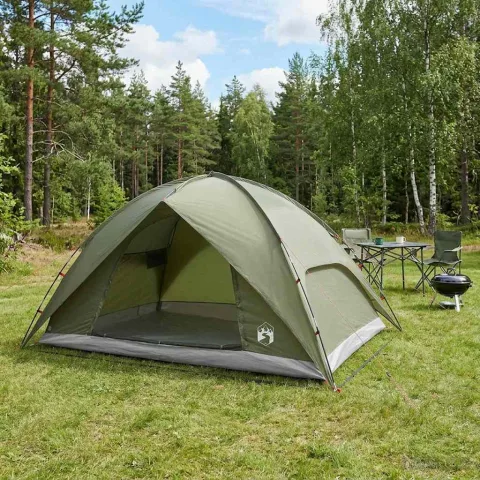 vidaXL Cort de camping cu protecție împotriva ploii, rezistent la apă