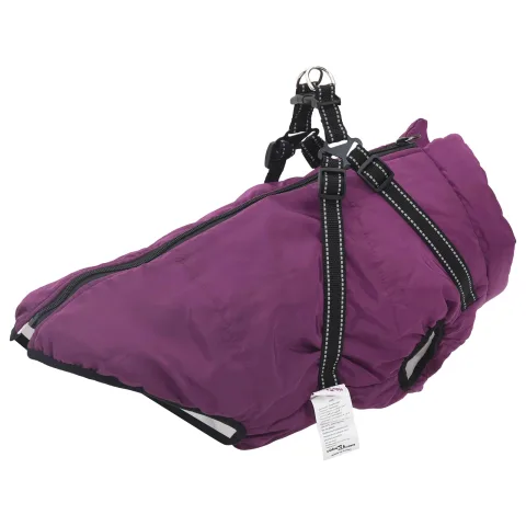 vidaXL Haina pentru Câini Violet L68 Fleece și poliester