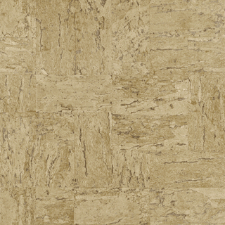 Tapet cu aspect de piatra decorativa in nuante de crem si maro D445770E
