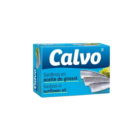 Sardine In Ulei Vegetal Calvo 120g