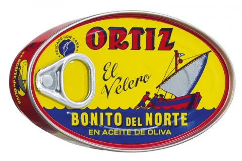 Ton Alb In Ulei Masline Bonito Del Norte Ortiz 112g
