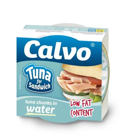 Ton Pentru Sandvis In Sos Natur Calvo 142g
