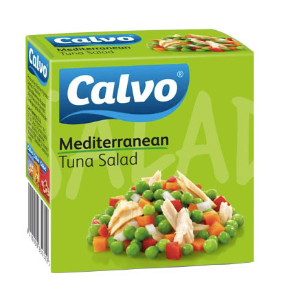Salata Mediteraneana Cu Ton Calvo 150g