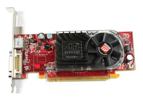 Placa video: ATI Radeon 2400 HD; 256 MB; PCI-E 16X; 1 x DMS-59; 1 x SVIDEO; CN0FM351137408AK0783A01, 0FM351''