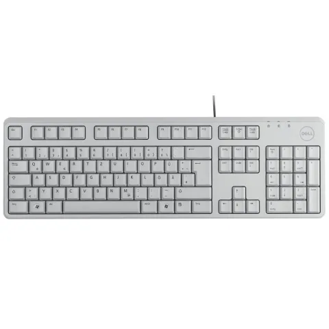 Tastatura DELL, model: KB 212, layout: germana, USB, Gri