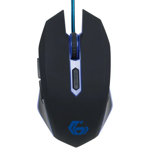 Mouse GEMBIRD MUSG-001, 6 butoane, USB, Negru