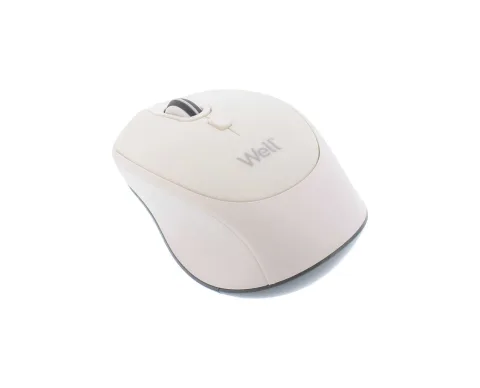 Mouse wireless Well model MWP201, Alb