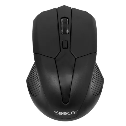 MOUSE WIRELESS SPACER 2.4GHz., 4D, 800/1200/1600dpi, black (SPMO-W02