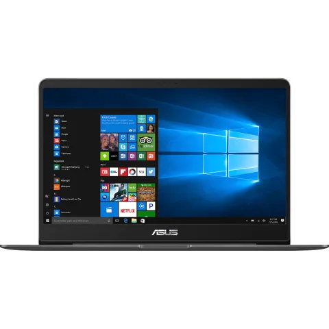 Laptop ASUS ZenBook UX430UA-GV068T cu procesor Intel® Core™ i7-7500U pana la 3.50 GHz, Kaby Lake, 14', Full HD, 8GB, 256GB SSD, Intel® HD Graphics 620, Windows 10, Grey Metal