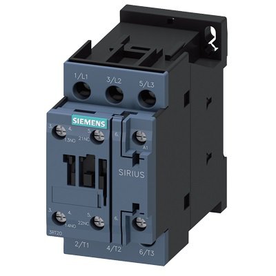 Contactor de putere, AC-3 17A, 7,5 kW / 400 V 1NO + 1 NC, 230 V c.a., 50 Hz, 3 poli, Dimensiune S0 borna cu surub Siemens 3RT2025-1AP00