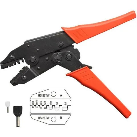 Presa cu clichet pentru papuci pin dubli Adeleq 03-075