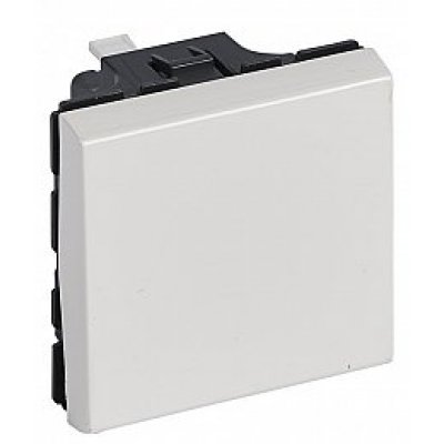 Intrerupator cap scara 2 module Legrand Mosaic 077011 / 278011L, alb