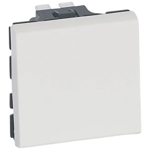 Intrerupator Cap Scara Legrand Mosaic 078711 / 078711L , 1P, 2M, 10A, culoare alba, antimicrobian