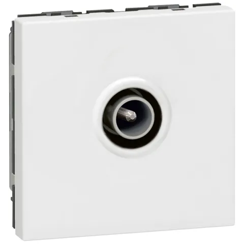 Priza tv tata 2 module Legrand Mosaic 078782 / 078782E, alb