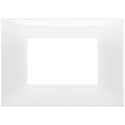 Rama ornament 3 module Vimar Neve Up 09673.01, alb