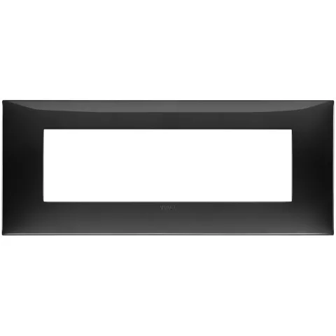 Rama 7 module Vimar Neve Up 09677.04, plastic Glossy negru