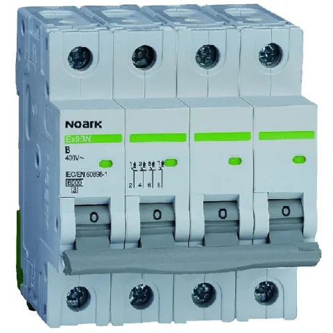 Siguranta automata Ex9BN 4P 40A, 6kA, curba B Noark 100087