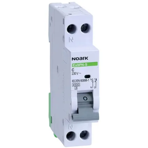 Siguranta automata Ex9PN-S 1P+N 4A curba C Noark 101592
