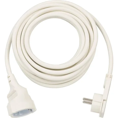 Cordon Prelungitor cu cap plat, 5m - Alb Brennenstuhl 1168980250