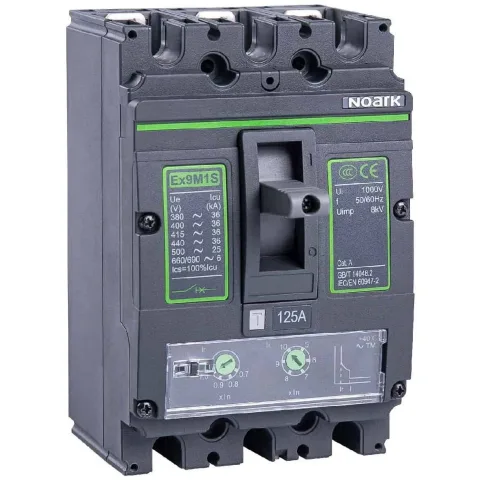 Intreruptor automat MCCB tip usol Noark, 3P, 36kA, reglabil, 125A 111800