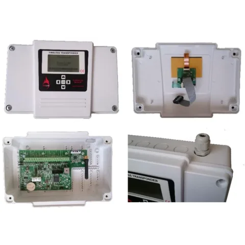 Transponder wireless Fireless 1123-LCD FULL cu LCD pentru centrale conventionale si adresabile, protocoalele ZETA MKII si APOLLO XP95
