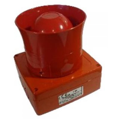 Sirena Wireless 1124-WSO de culoare rosie, fara flash