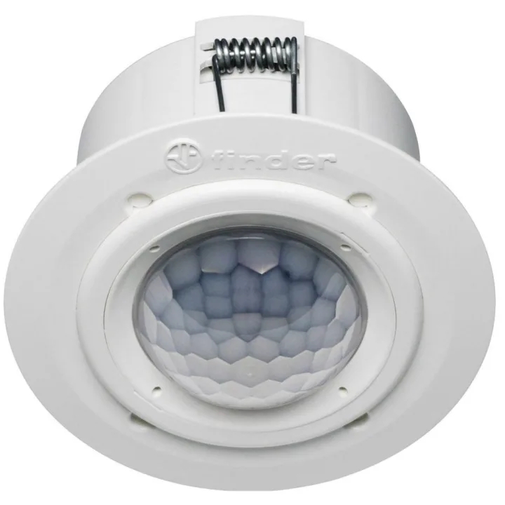 Senzor de miscare 360 grade, incastrat, tip spot, 230VAC, alb, 1000W, IP40 Finder 18.31.8.230.0031