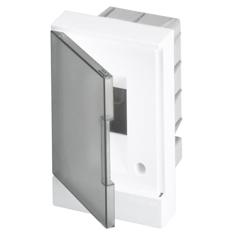 Tablou electric incastrat gri cu usa transparenta 2 module Abb 1SZR004002A1200