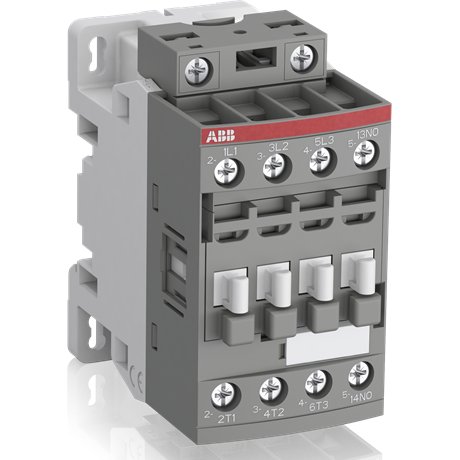 Contactor 3 poli 9A 24V..60V AC, 20V..60V DC AF09-30-10-11, contact auxiliar 1xNO ABB 1SBL137001R1110