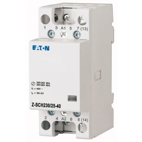 Contactor pe sina 25A 4NO Z-SCH230/25-40, bobina 230V Eaton 248847