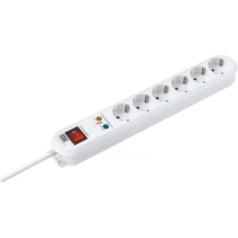 Prelungitor cu protectie 6P 1.5m Bachmann 381.2501KR