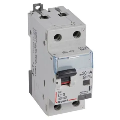 Disjunctor cu protectie diferentiala 1P+N 10A/30mA Legrand 411000