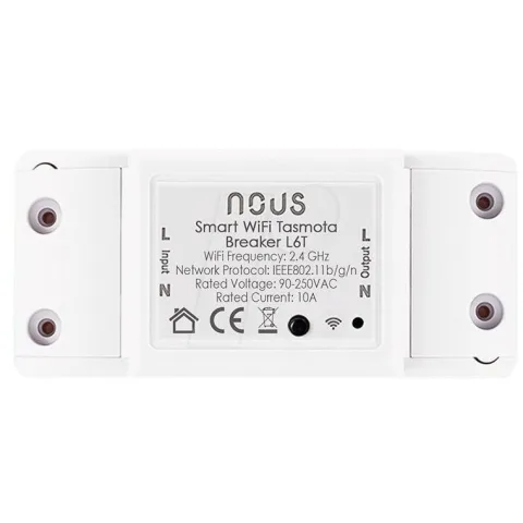 Releu inteligent Nous L6T, 1 canal, 10A, Tasmota 5905072800273