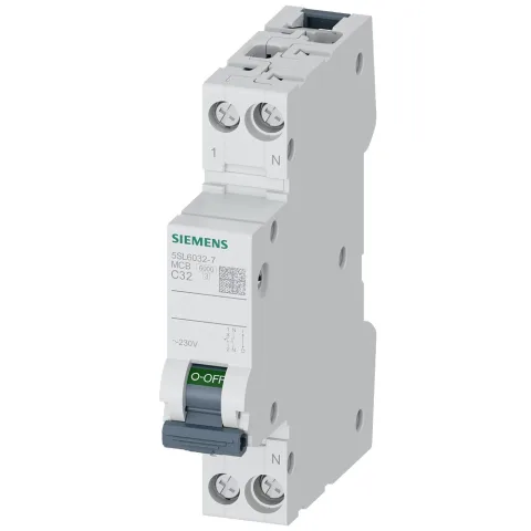 Siguranta automata 1P+N 32A curba C 6kA Siemens 5SL6032-7