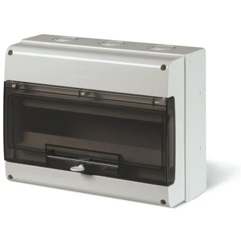 Tablou PT 16M, Scame 672.2016, IP66 montare aparenta M250 16 module, 328x250x140mm GRI