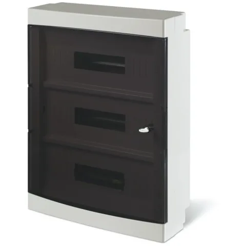 Tablou PT 54M, Scame 673.5054B, IP40 montare aparenta, 54 module 434x550x140mm ALB
