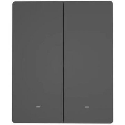 Intrerupator smart dublu WiFi Sonoff M5-2C-86, 2.4 GHz, bluetooth, mecanic 6920075777109