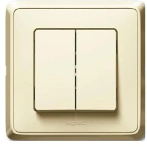 Intrerupator dublu ivoar Legrand Cariva 773905