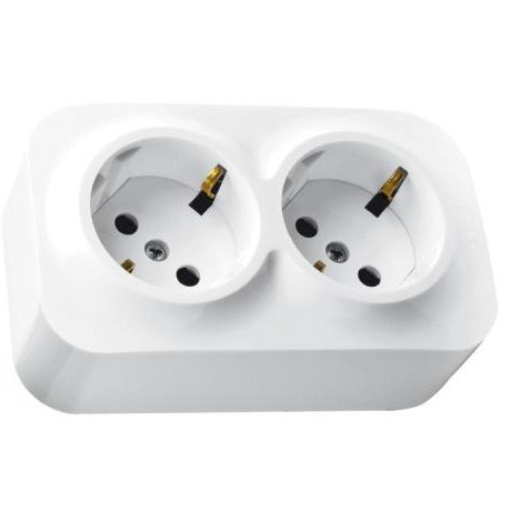 Priza dubla schuko aparenta Legrand Forix 782413