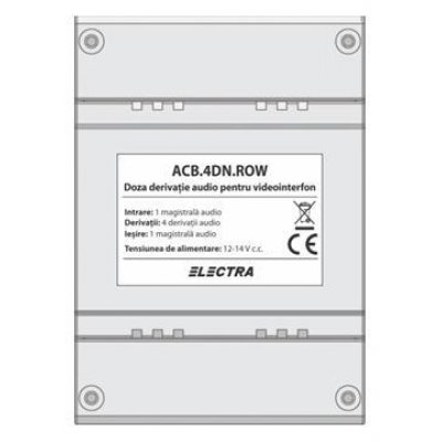 Doza derivatie AUDIO Electra ACB.4DN.ENW