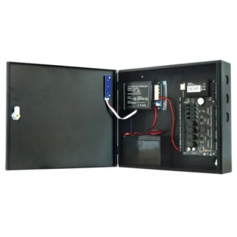 Cabinet multifunctional ZKTeco CAB3-PS5 / CAB4-PS5 pentru centrale de control acces, 12Vcc, 5A, backup
