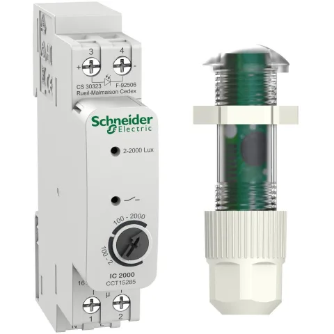 Intrerupator crespuscular IC2000+celula interioara Schneider CCT15285