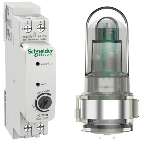 Intrerupator crepuscular IC2000+celula exterioara Schneider CCT15369