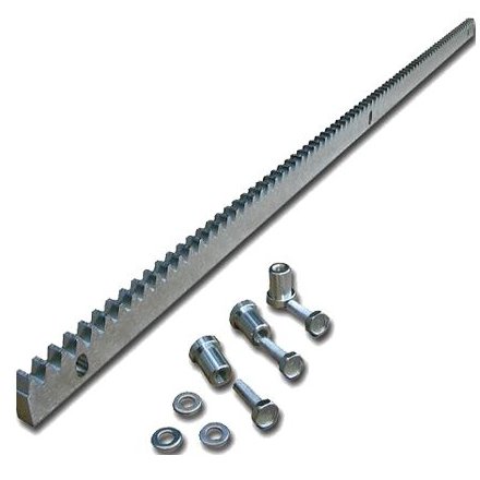 Cremaliera metalica zincata Motorline CRM4 30x12x1000 pentru porti culisante de pana la 2000Kg, uz intensiv