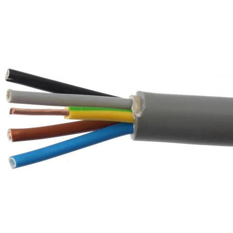 Cablu electric de cupru CYY-F 5x2.5 mmp / m