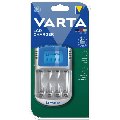 Incarcator Varta LCD Charger cu Alimentator Auto 12V si USB, A0114366