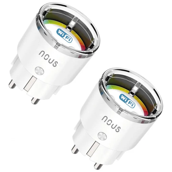 Set 2 prize inteligente WiFi NOUS A1, 15A, monitorizare energie