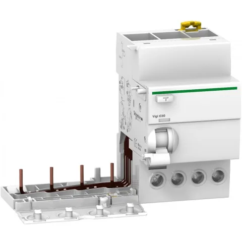 Bloc suplimentar protectie diferentiala Vigi iC60 4P, 25A, 30mA, Tip A Schneider A9V51425